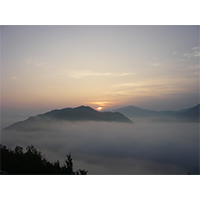 朝の雲海(10)写真素材