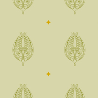 食虫植物のパターンタイル(8)模様