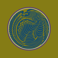 龍丸紋のパターンタイル(8)模様