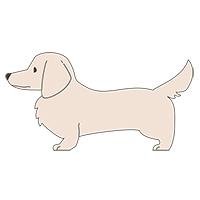 犬 ダックスフンド のイラスト素材 1 画像衆 デザインを簡単レベルアップ 写真 模様 イラストのダウンロードサイト
