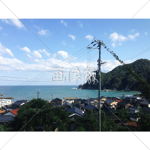 海が見える村の 1 写真 画像衆 デザインを簡単レベルアップ 写真 模様 イラストのダウンロードサイト