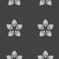 食虫植物の花形パターンタイル(1)模様