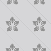 食虫植物の花形パターンタイル(2)模様