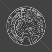 龍丸紋のパターンタイル(2)模様