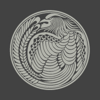 龍丸紋のパターンタイル(3)模様