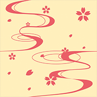 桜のシームレス模様素材(12)