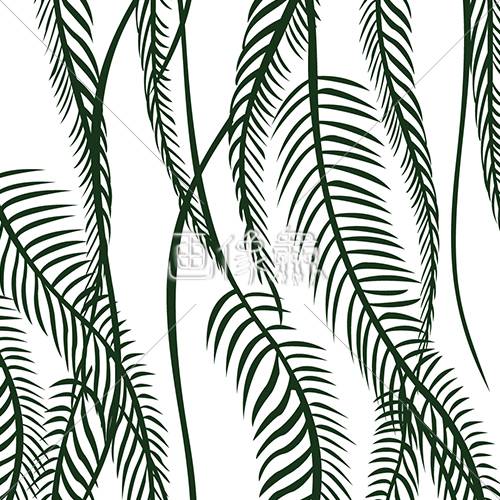 緑の観葉植物柄のパターンタイル模様 画像衆 デザインを簡単レベルアップ 写真 模様 イラストのダウンロードサイト