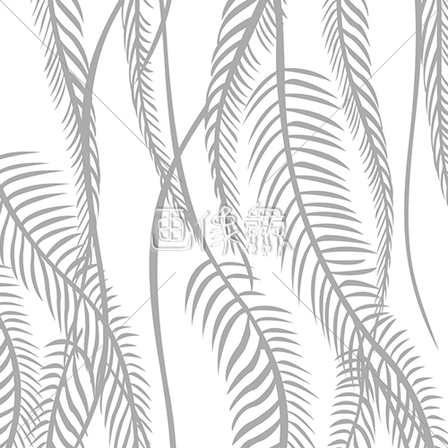 灰色の観葉植物柄のパターンタイル模様 画像衆 デザインを簡単レベルアップ 写真 模様 イラストのダウンロードサイト