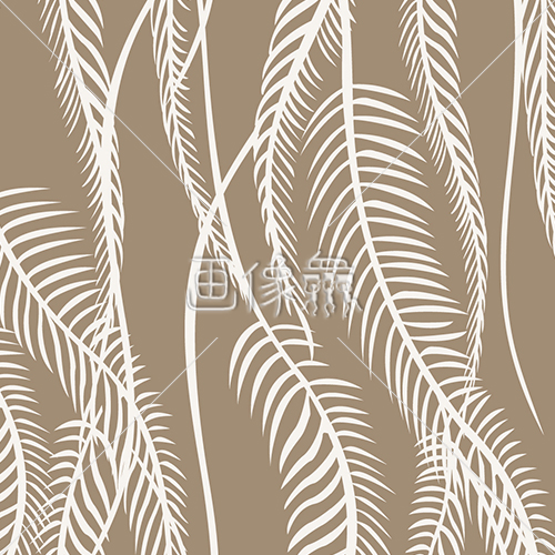 茶色地の観葉植物柄のパターンタイル模様 画像衆 デザインを簡単レベルアップ 写真 模様 イラストのダウンロードサイト