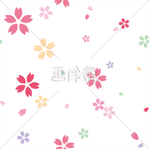 桜のシームレス模様素材 8 画像衆 デザインを簡単レベルアップ 写真 模様 イラストのダウンロードサイト